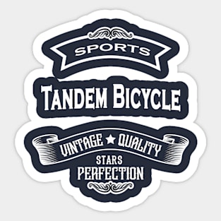 The Tandem Bicycle Sticker